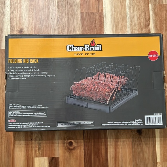 Char Broil Folding Rib Rack - Picture 4 of 6